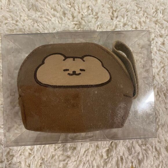 Cute Korean Animal Design Storage Pouch/Make Up Storage. Brown. OS. Kidcore. Fun - Picture 2 of 6